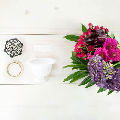 Make A Statement Hot Pink DIY Flower Arrangement Box