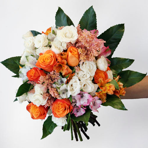 Set Sail Orange and White Flower Arrangement