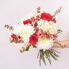 Delightful White Hydrangea Holiday Bouquet
