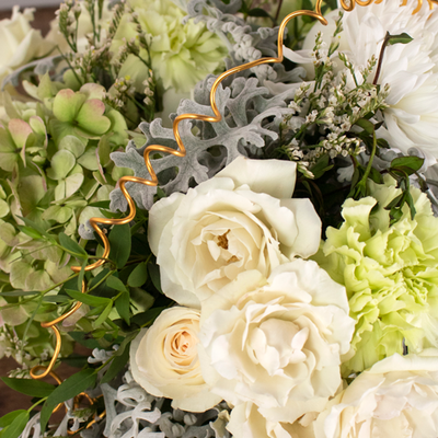 Flourishing DIY Green and White Flower Box