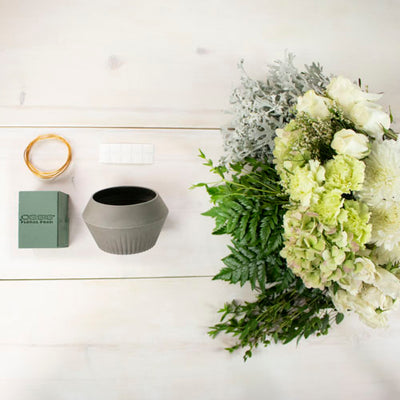Flourishing DIY Green and White Flower Box