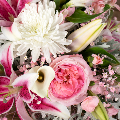 Pink Frosting DIY Fresh Flower Box