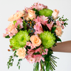 Think of Me Peach Flower Bouquet