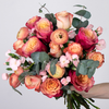 Pink Grapefruit Bright Flower Bouquet