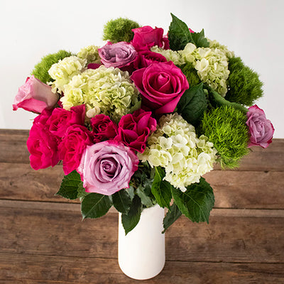 Fountain of Youth Pink and White Flower Bouquet