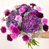 Starry Sky Purple Carnation Bouquet