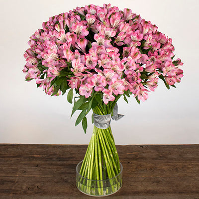 Stop and Stare Alstroemeria Spiral Bouquet