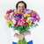 Stop and Stare Alstroemeria Spiral Bouquet