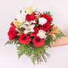 And To All a Good Night Red Rose Holiday Bouquet