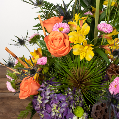 Happy Go Lucky Bright DIY Flowers Box