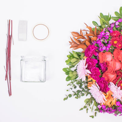 Pink Fall DIY Flower Box