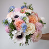 Rosemary Peach Tea Flower Bouquet