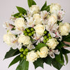 A Timeless Treasure White Rose Bouquet